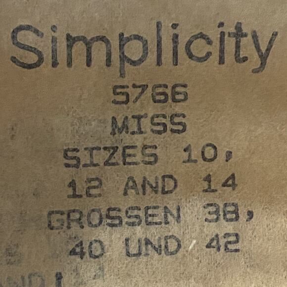 Simplicity 5766 Pattern Skirt Pettycoat Miss 10-14 Uncut Prairie Versatile Midi - Picture 6 of 7